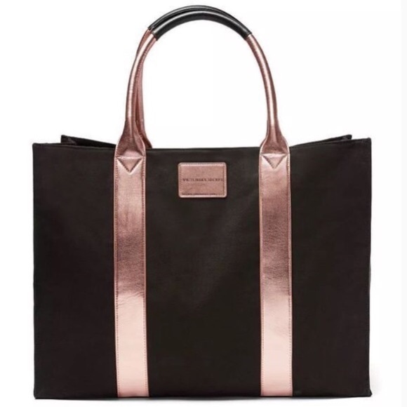 NWT VS Limited Edition Black & Rose Gold Tote
